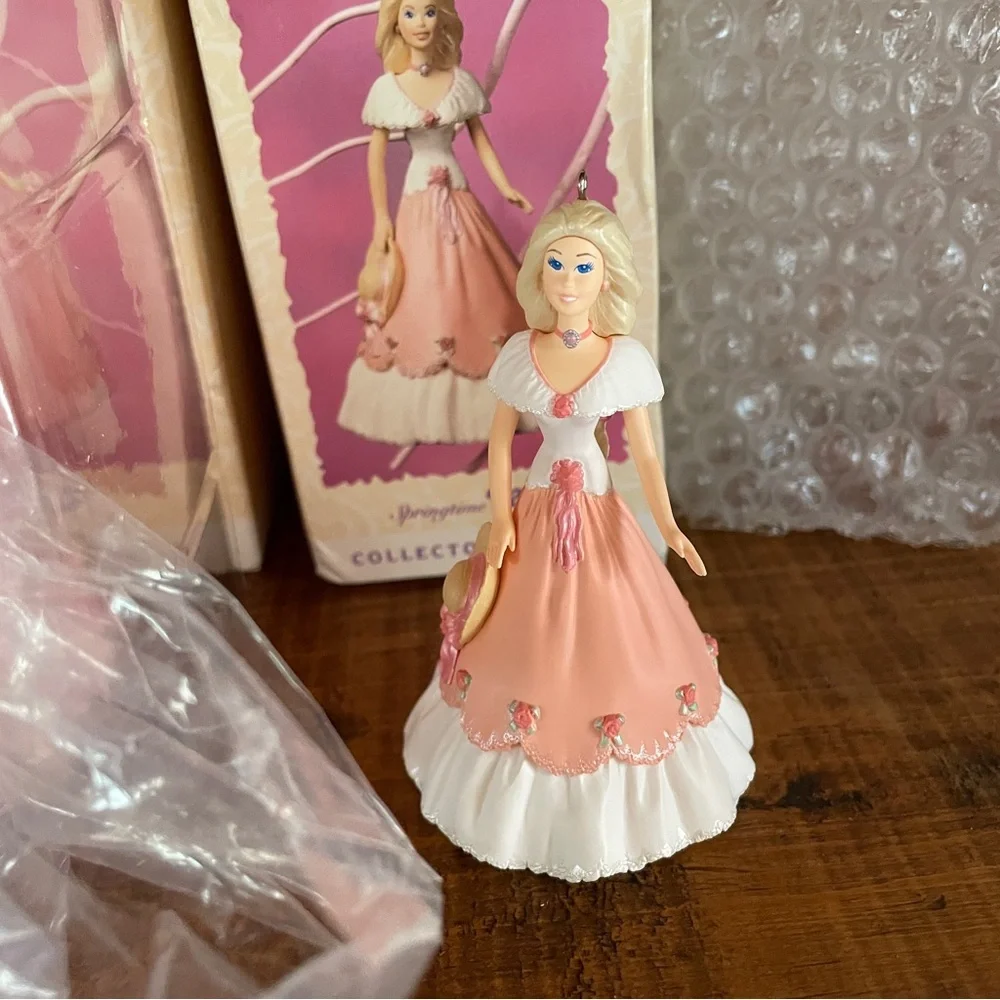 Lot of 3 Spring time Barbie Hallmark Keepsake Ornaments Collectors Series  95-97